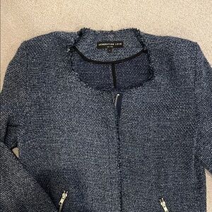 Generation Love Blue Textured Blazer